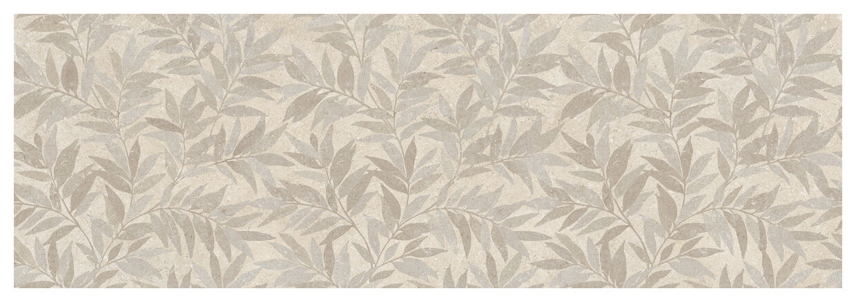Marazzi Limestone Wall Decoro Agrifoglio Sand Touch Mfdt 40x120 - matowa płytka dekoracyjna do salonu