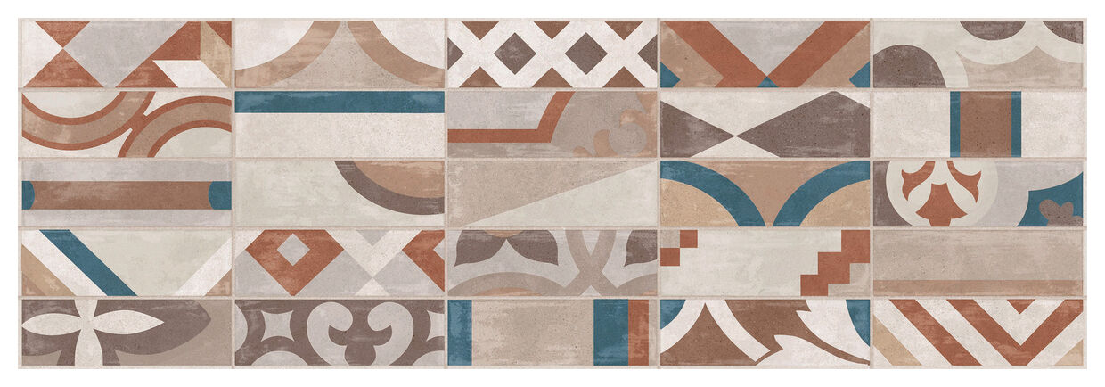 Marazzi Appeal Decoro Book Sand M9PP 25x76 - matowa płytka dekoracyjna kuchenna i łazienkowa