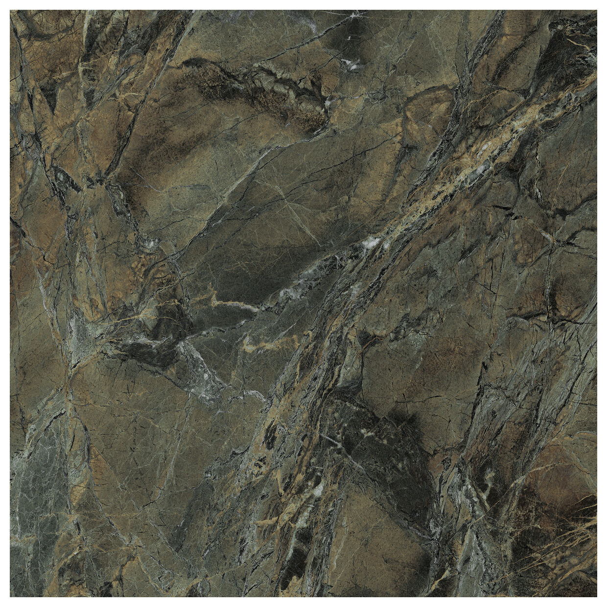Marazzi Allmarble Verde Borgogna Melv 60x60 - matowy gres porcelanowy do salonu imitujący marmur