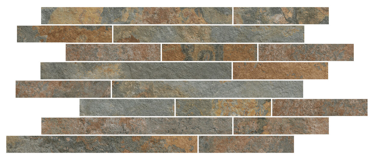Marazzi Rocking Multicolor Mosaico M1HS 22.5x55 - mozaika kamieniopodobna do salonu i przedpokoju