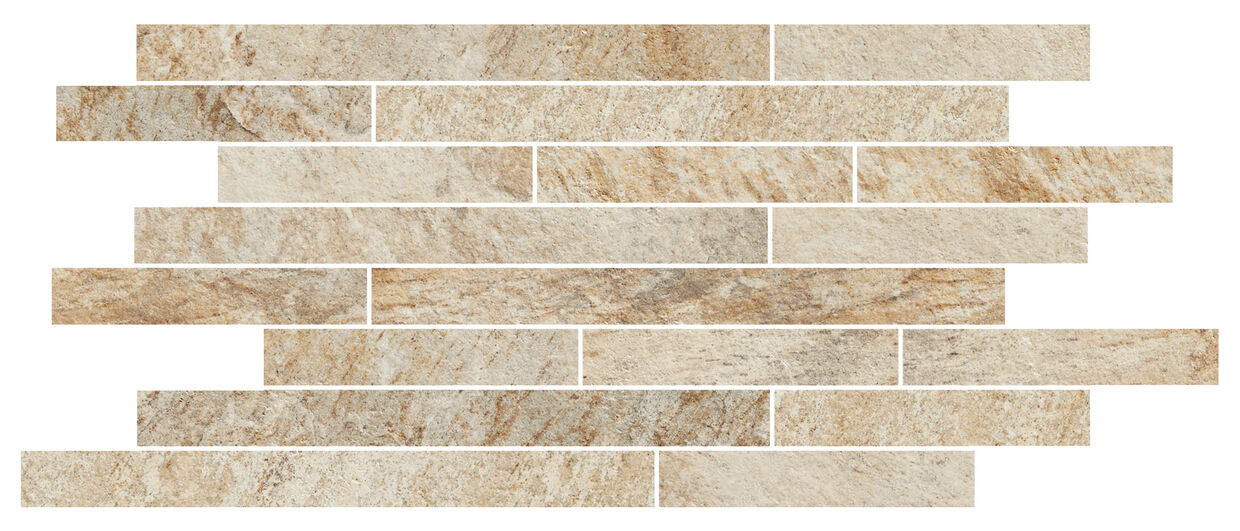 Marazzi Rocking Beige Mosaico M1HQ 22.5x55 - mozaika kamieniopodobna
