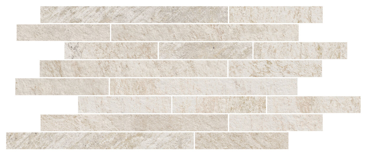 Marazzi Rocking White Mosaico M1HP 22.5x55 - mozaika kamieniopodobna