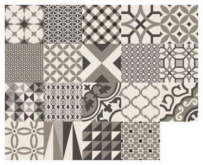 marazzi d_segni caldi mix m0uu dekor 20x20 - zdjęcie główne