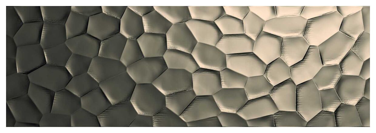 marazzi essenziale struttura deco metal 3d m09s dekor 40x120 - zdjęcie główne