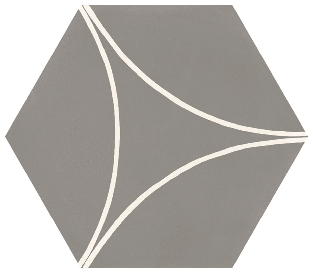 Marazzi Cementum Lead Decoro Arco M9W1 21x18.2 - szara płytka dekoracyjna imitująca beton