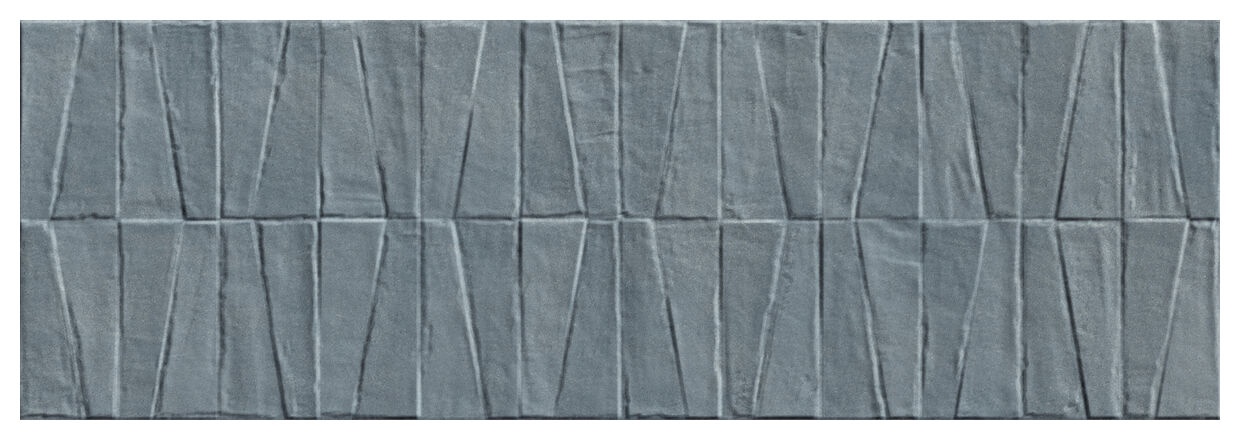 Marazzi Cementum Wall Struttura 3D Contact Indigo MM5Z 40x120 - szare kafelki 3d łazienkowe i kuchenne
