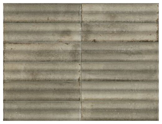 Szary gres ryflowany Lume Swing Greige Struttura 3D LUX MP93 z błyszczącą fakturą 3D