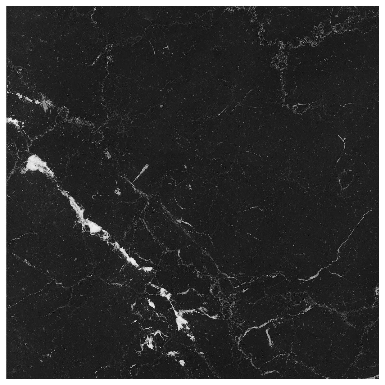 Czarna płytka Allmarble Elegant Black M3AL z matową powierzchnią i delikatnymi białymi żyłkami