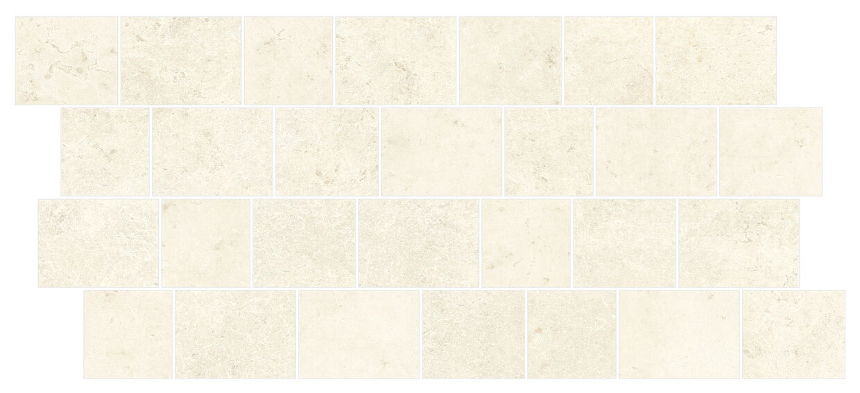 Marazzi Uniche Ostuni Mosaico Spaccatella STR Maqz 28.4x59.4 - włoska mozaika gresowa na zewnątrz