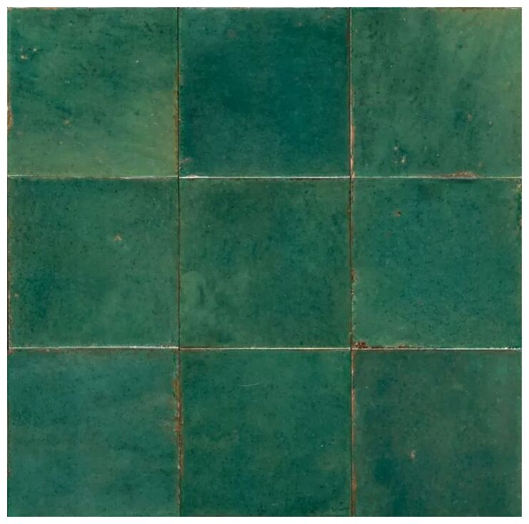 Marazzi Lume Green MQ7W gres 10x10 - włoski gres porcelanowy na podłogę