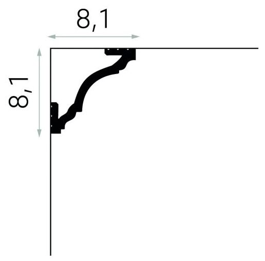 mardom md213 listwa sufitowa oświetleniowa 200x8.1x8.1 