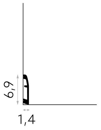mardom md017 listwa przypodłogowa 200x6.9x1.4 - zdjęcie nr: 2
