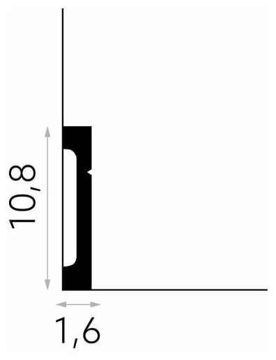 mardom md356f listwa przypodłogowa elastyczna 200x10.8x1.6 