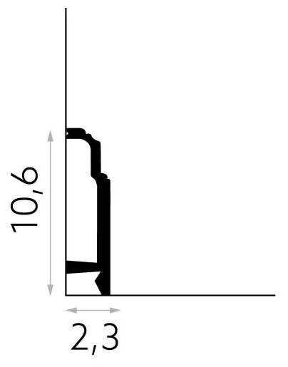 mardom md363p premium listwa przypodłogowa lakierowana 200x10.6x2.3 - zdjęcie nr: 2
