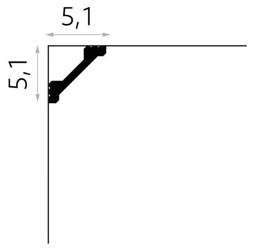 mardom md368 listwa sufitowa oświetleniowa 200x5.1x5.1 
