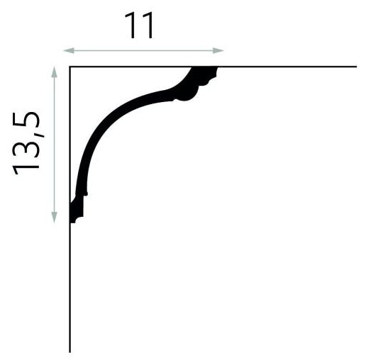 mardom mda040 listwa sufitowa 200x13.5x11 
