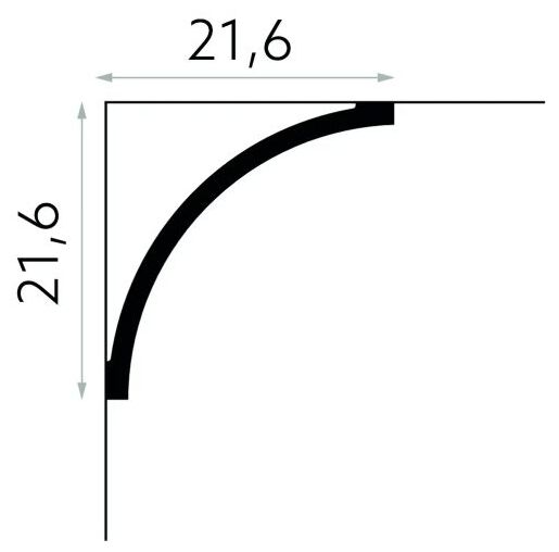 mardom mdb155 listwa sufitowa 200x21.6x21.6 