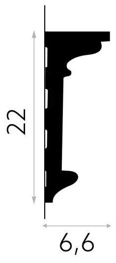 mardom mdd315 listwa ścienna 200x22x6.6 - zdjęcie nr: 2