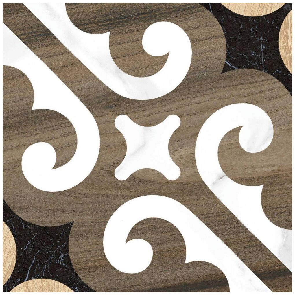 Mayolica Artwood 04 gres 20x20 - mały gres hiszpański do salonu