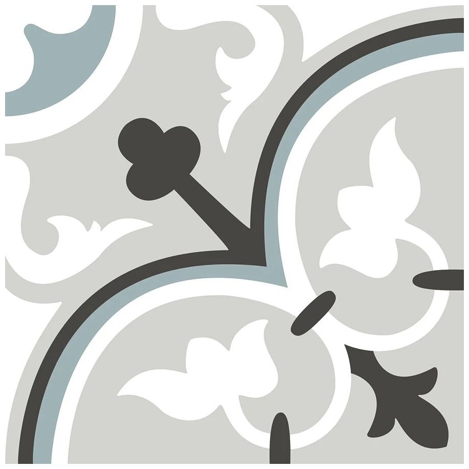 Gres Metropolis Leander 20x20 w stylu vintage o matowej powierzchni i ornamentowym wzorze