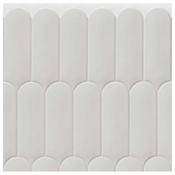 Matowa płytka FAN FOG matt o prostokątnym kształcie z zaokrąglonymi krawędziami