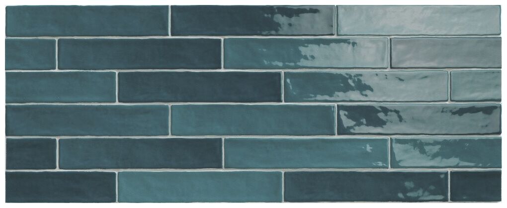 natucer piastrella mix turchese płytka ścienna 5x25 - zdjęcie główne