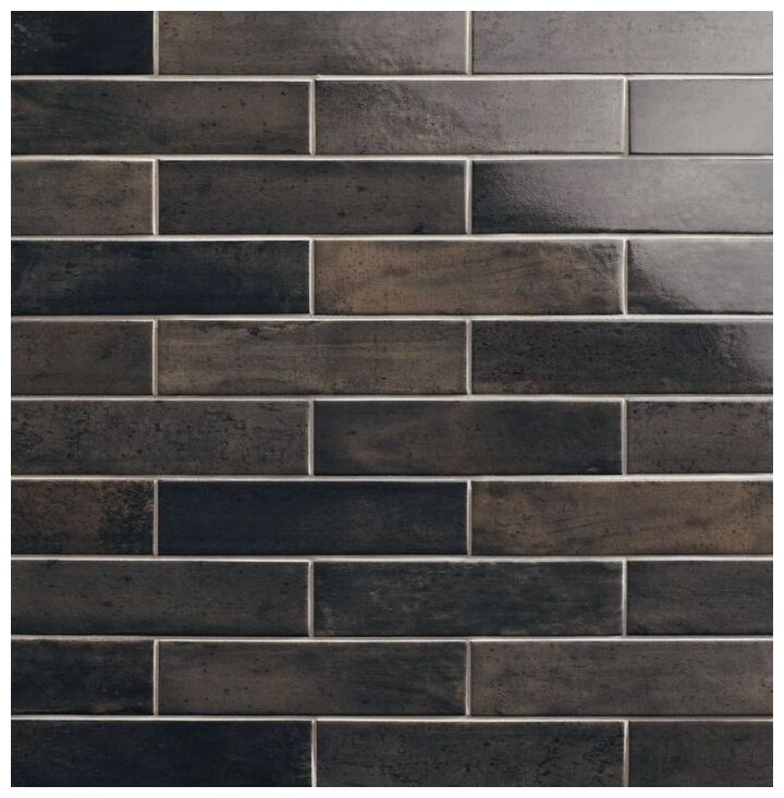 natucer capri nero płytka ścienna 6.5x25 