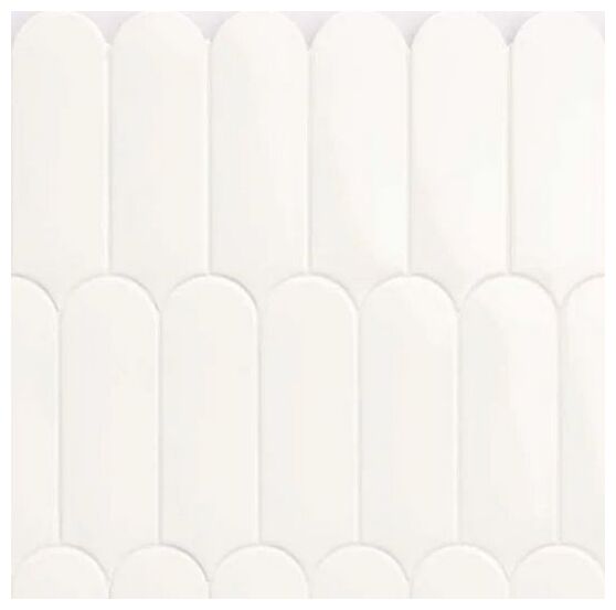 natucer fan white płytka ścienna 7.2x19.5 