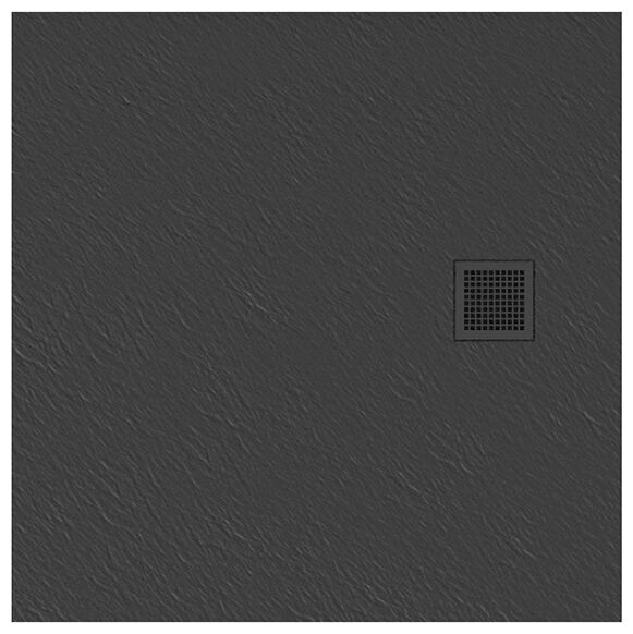 new trendy mori brodzik kwadratowy szary 90x90x3 (b-0395) - zdjęcie główne