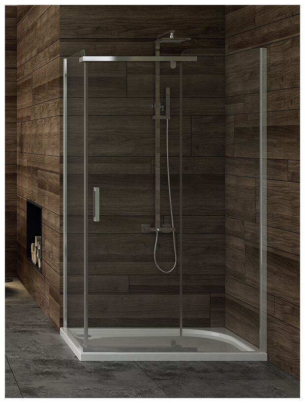 new trendy new komfort kabina prostokątna szkło czyste 6mm 120x90x195 (k-0441) 