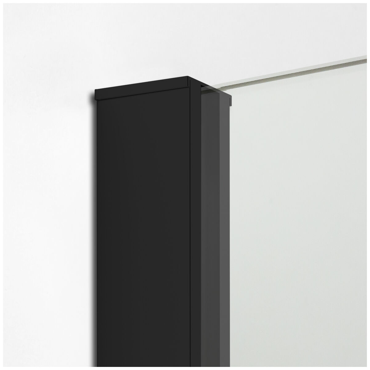 new trendy new modus black ścianka szklana walk-in. szkło czyste 8mm 90x200 (exk-0079) - zdjęcie nr: 2