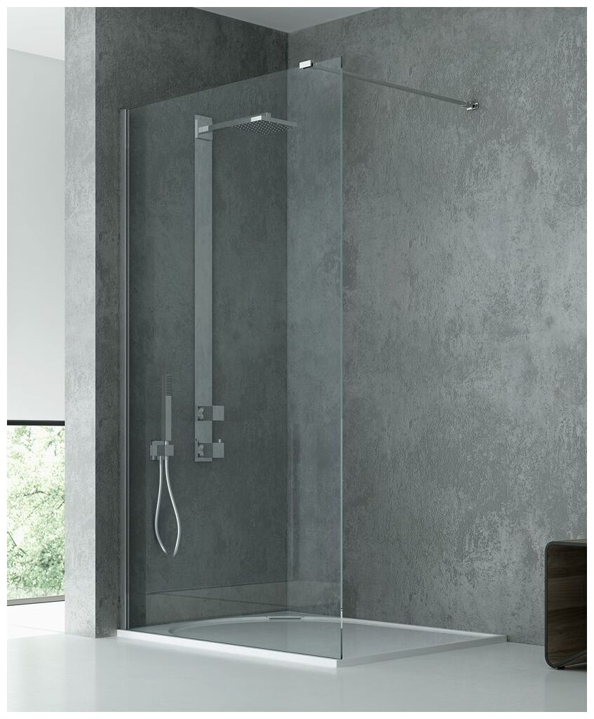 new trendy new modus kabina walk-in. szkło czyste 8mm 120x200 (exk-0013) - zdjęcie główne