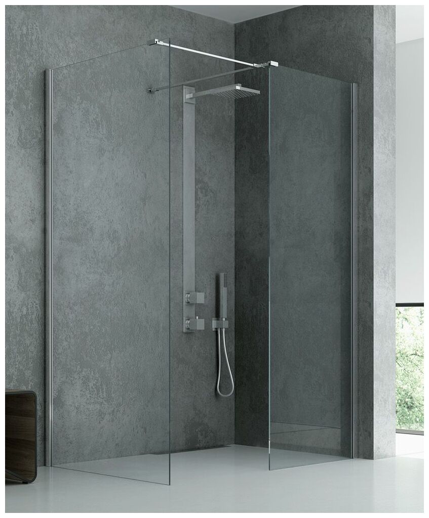 new trendy new modus kabina walk-in. szkło czyste 8mm 160x100x200 (exk-1283) 