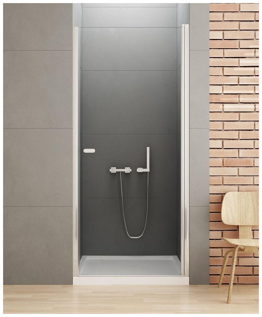 new trendy new soleo drzwi prysznicowe wnękowe. szkło czyste 6mm 70x195 (d-0119a) 