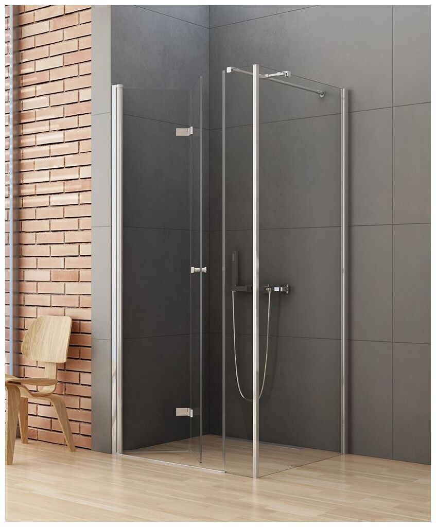 new trendy new soleo kabina prostokątna lewa. szkło czyste 6mm 110x80x195 (k-0382) 