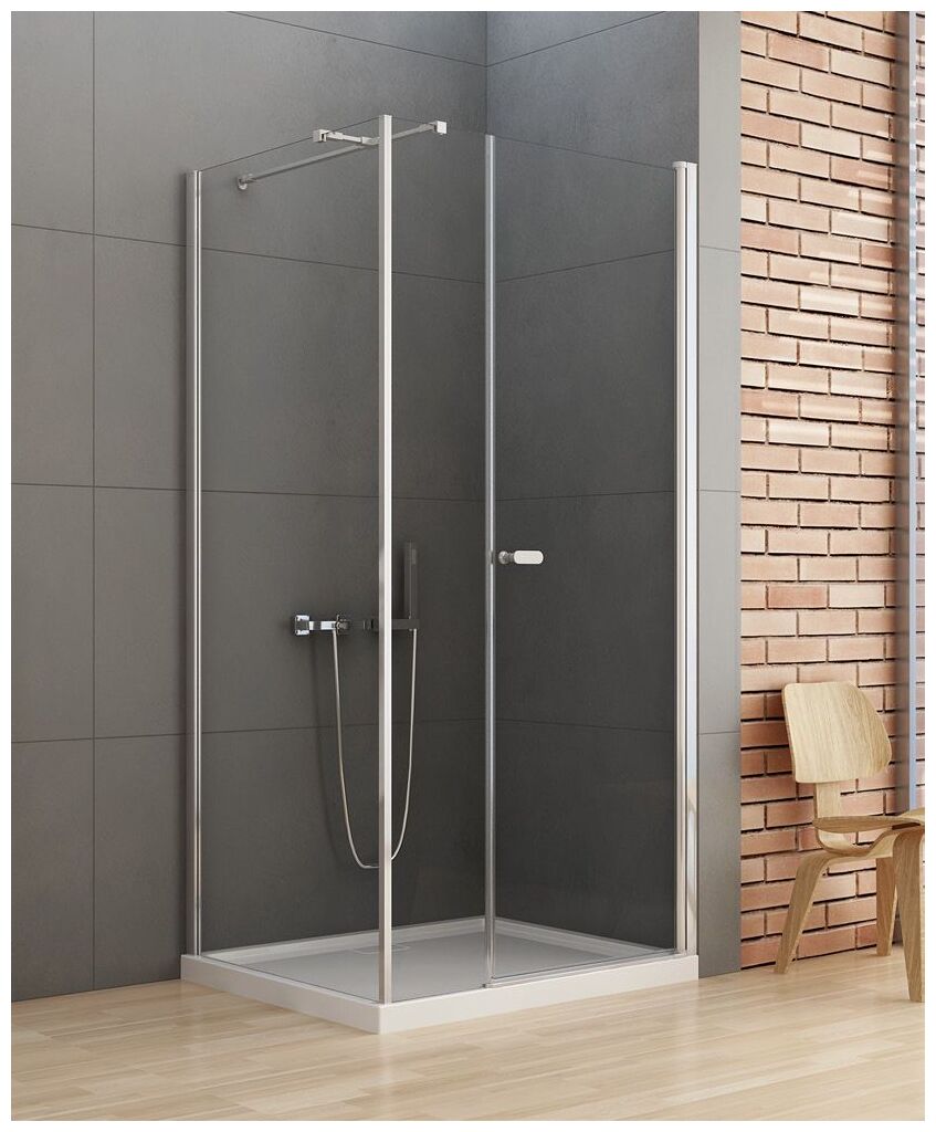 new trendy new soleo kabina prostokątna. szkło czyste 6mm 110x90x195 (k-0362) - zdjęcie główne