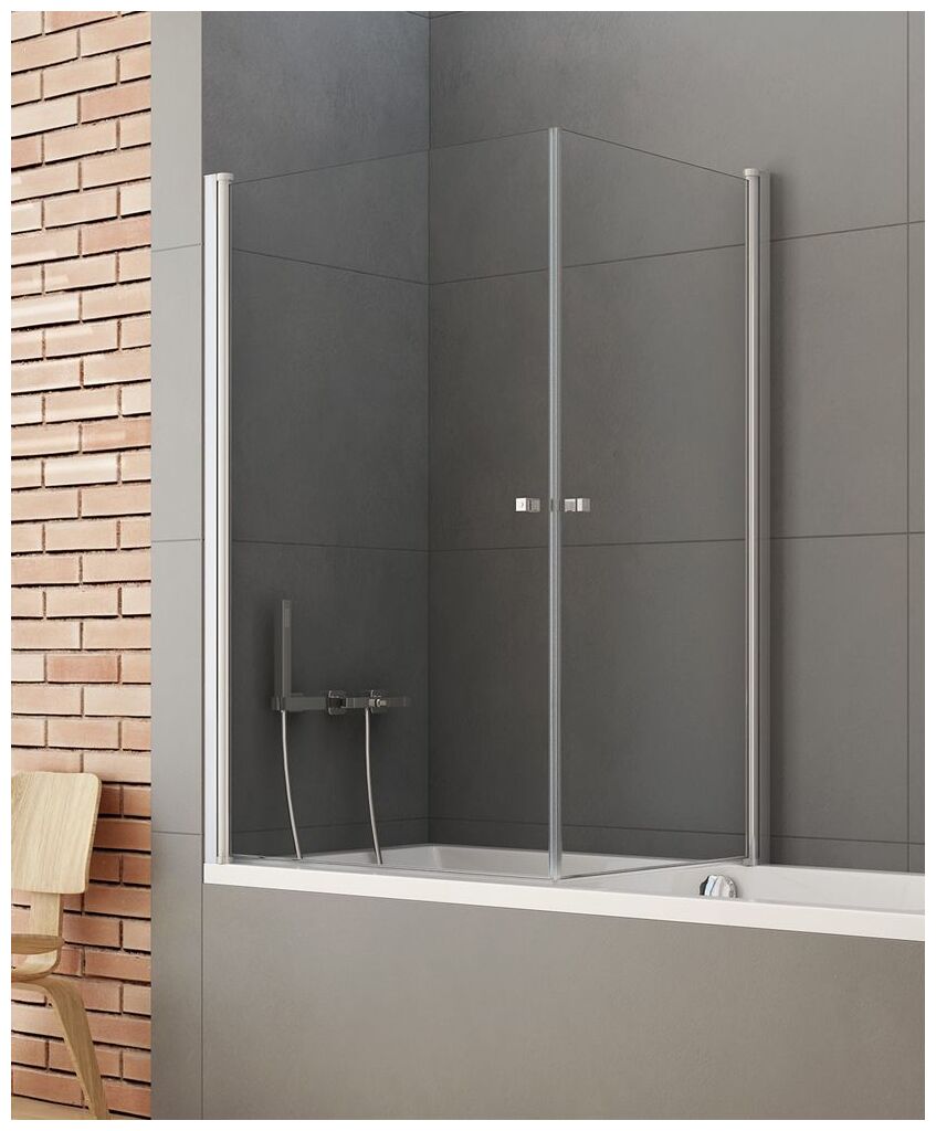 new trendy new soleo parawan nawannowy. szkło czyste 6mm 90x70x140 (p-0025/p-0024) 
