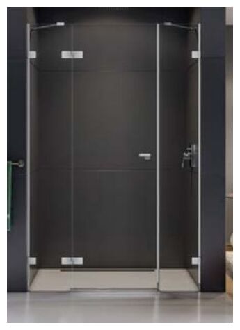new trendy eventa drzwi wnękowe plus prawe. szkło czyste 8 mm 170x200 (exk-0151) 