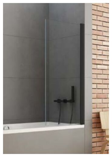 new trendy new soleo black parawan nawannowy. szkło czyste 6mm 50x140 (p-0068) 