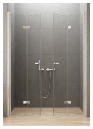 new trendy new soleo drzwi wnękowe składane podwójnie. szkło czyste 6mm 150x195 (d-0259a) 