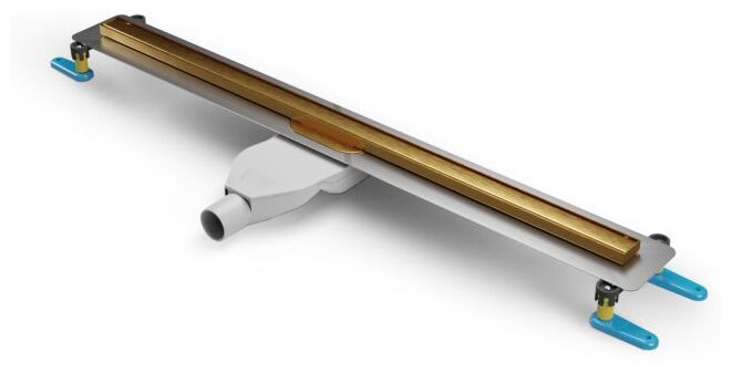 new trendy odwodnienie liniowe visio slim gold shine 60 z rusztem polerowanym w kolorze złotym (ol-0071) 