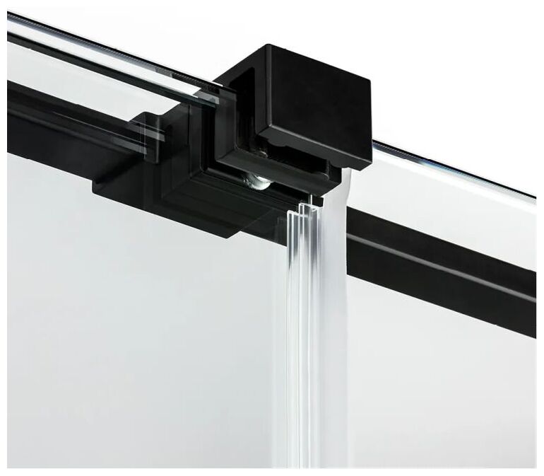 new trendy smart black kabina przyścienna. drzwi przesuwne szkło czyste 8mm 120x80x200 (exk-6649) - zdjęcie nr: 2