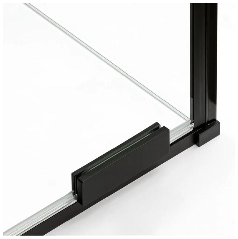 new trendy smart black kabina przyścienna. drzwi przesuwne szkło czyste 8mm 120x80x200 (exk-6649) - zdjęcie nr: 5