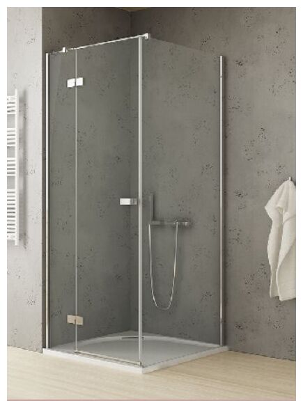 new trendy reflexa kabina prostokątna. drzwi lewe. szkło czyste 6 mm 100x90x200 (exk-1238/exk-0006) 