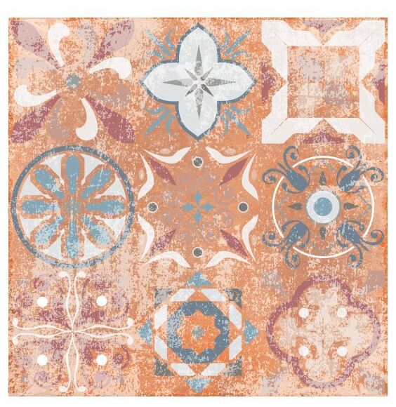 nowa gala flamenco l-ld1-flm06 czerwony gres 33x33 - zdjęcie główne