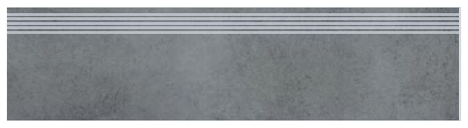 nowa gala mirador mr 13 ciemny szary stopnica rektyfikowana 29.7x119.7 - zdjęcie główne