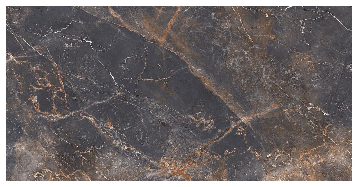 Nuevo Marina Black gres Carving rektyfikowany 60x120 - gres imitujący kamień do salonu