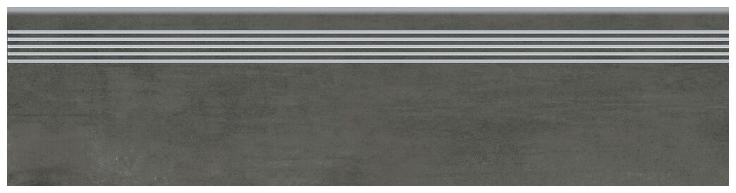 opoczno grava graphite stopnica 29.8x119.8 - zdjęcie główne