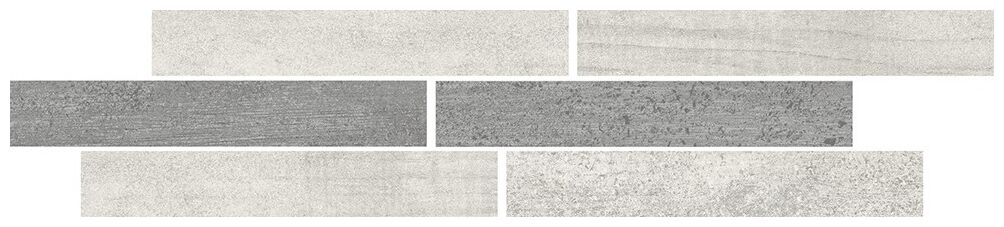 opoczno harmony white mosaic 7.3x34.7 - zdjęcie główne