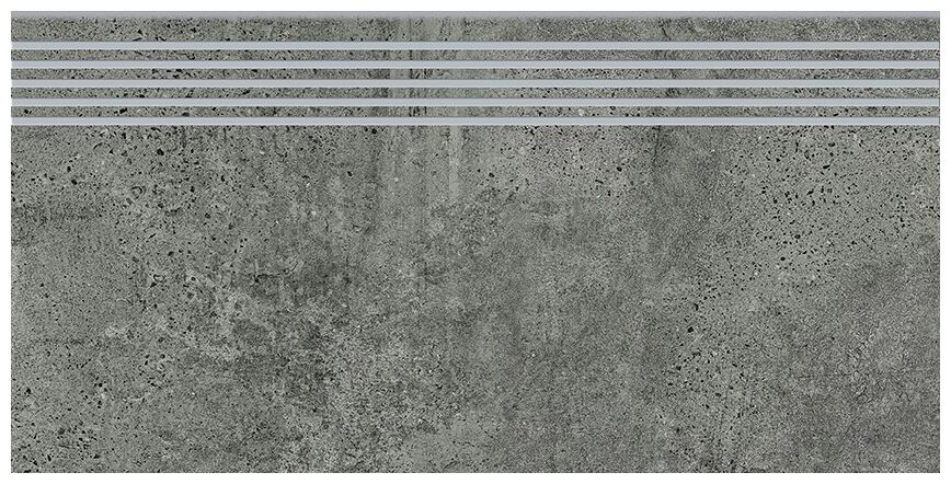 opoczno newstone graphite stopnica 29.8x59.8 - zdjęcie główne